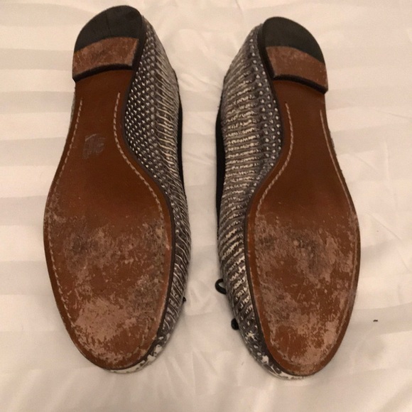 Snakeskin Coach flats - Picture 4 of 5